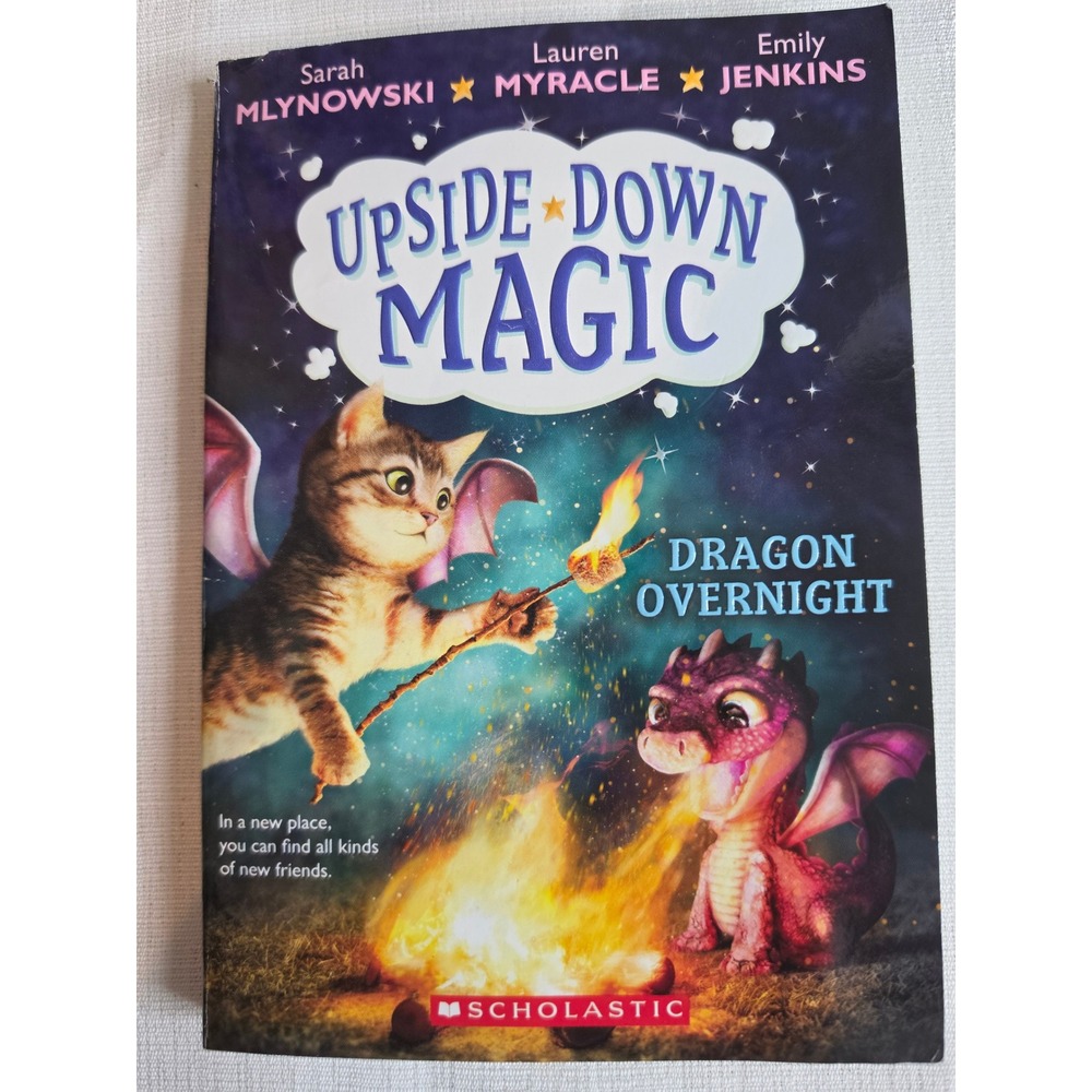 Upside-Down Magic Dragon Overnight Scholastic Paperback Book Mlynowski Myracle